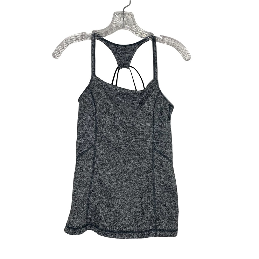 Zella Womens Heather Gray Sleeveless Sports Activewear Tank Size XS.